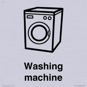 Dementia washing machine sign